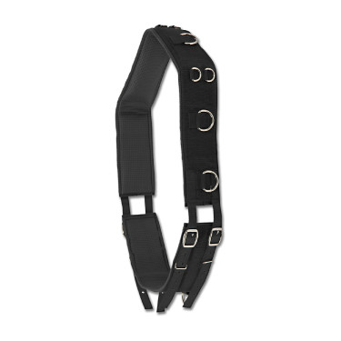 Nylon-Sattelgurt Waldhausen Schwarz