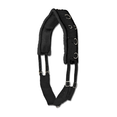 Sattelgurt Waldhausen Soft Schwarz