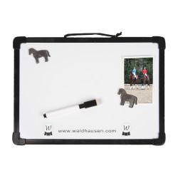 Magnettafel Waldhausen mit Stift Schwarz