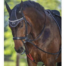 Rênes triangulaire W-train Waldhausen Schwarz