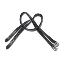 Steigbügelriemen Silverstar Star Schwarz