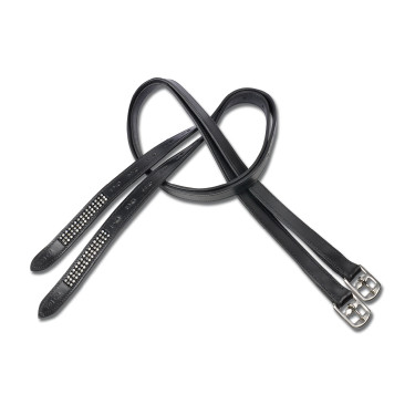 Steigbügelriemen Silverstar Star Schwarz