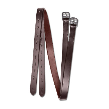 Steigbügelriemen Star 22 mm Braun