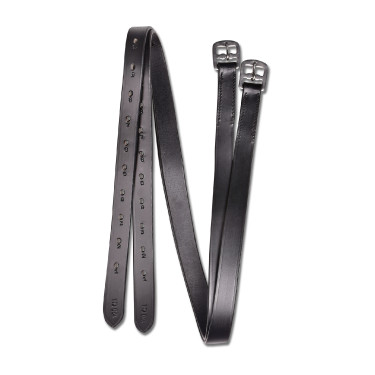 Steigbügelriemen Star 25 mm Schwarz
