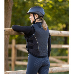 Schutzweste Swing P19 Reißverschluss Erwachsene Schwarz / Grau