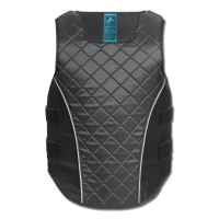 Schutzweste Swing P19 Reißverschluss Erwachsene Schwarz / Grau