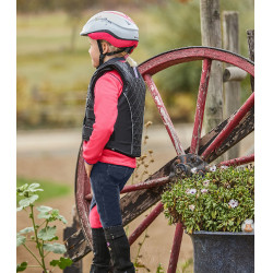 Schutzweste Swing P19 Reißverschluss Erwachsene Schwarz / Grau