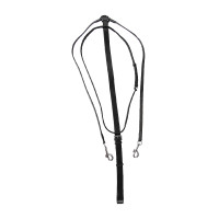 Verstellbarer Martingal für Star-Zügel Schwarz