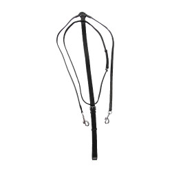 Verstellbarer Martingal für Star-Zügel Schwarz