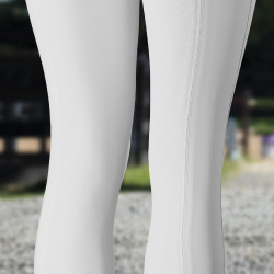 Reithose mit Silikon-Vollbesatz Tiffany B Vertigo Damen Glänzend Weiß Weiß