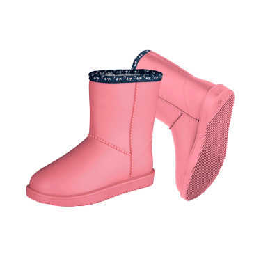 ELT Rainless Stiefeletten Rote Rose / Glücksherz Rosa
