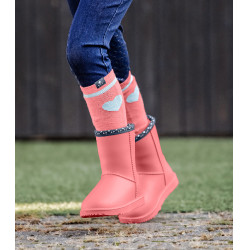 ELT Rainless Stiefeletten Rote Rose / Glücksherz Rosa