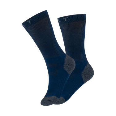 Kurze Reitsocken ELT Bamboo Tiefblau