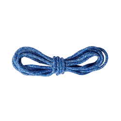 ELT-Polo-Schnürsenkel Blaue Pailletten