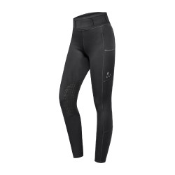 Reitleggings ELT Ella mit Kniebesatz-Grip Schwarz