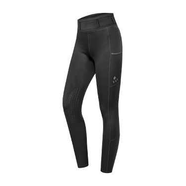 Reitleggings ELT Ella mit Kniebesatz-Grip Schwarz