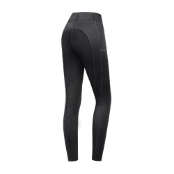 Reitleggings ELT Ella mit Kniebesatz-Grip Schwarz
