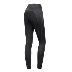 Reitleggings ELT Ella mit Kniebesatz-Grip Schwarz Reitleggings ELT Ella mit Kniebesatz-Grip Schwarz