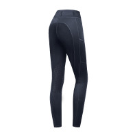 Reitleggings ELT Ella mit Kniebesatz-Grip Mitternachtsblau