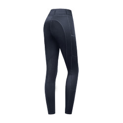 Reitleggings ELT Ella mit Kniebesatz-Grip Mitternachtsblau