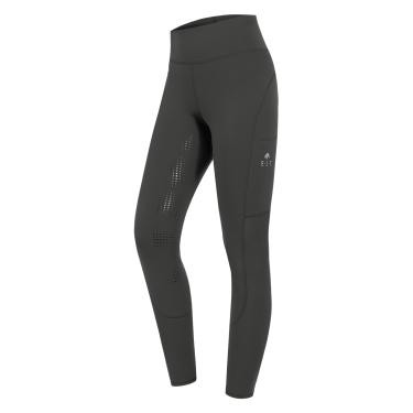 Reitleggings ELT High Waist Hanna Mesh Schlamm Grau