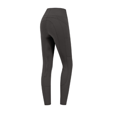 Reitleggings ELT High Waist Hanna Mesh Schlamm Grau