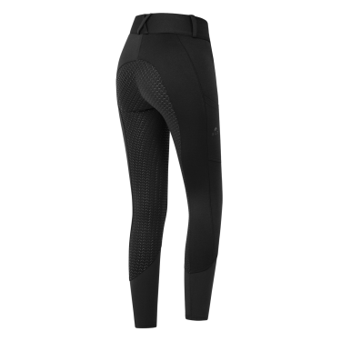 Reithose ELT High Waist Essential Silikon Schwarz