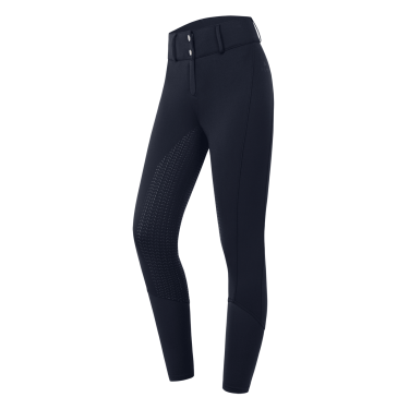 Reithose ELT High Waist Essential Silikon Tiefblau