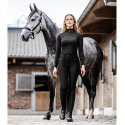 Reithose ELT Hochbund Oktavia Curved Schwarz