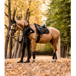 ELT Reithose mit hohem Bund und Silikonbesatz Hella Schwarz