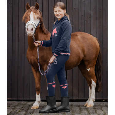 Thermoreithose ELT Essential mit Silikon für Kinder Tiefblau