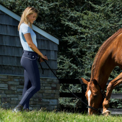 Reithose Nordic Performance Horze mit Silikongrip Dunkelblauer Peacoat