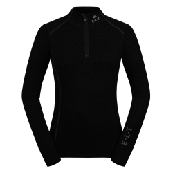 Funktionsshirt mit Reißverschluss ELT Milano Schwarz