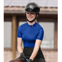 Funktionsshirt mit Reißverschluss ELT Nancy Saphirblau