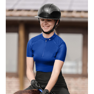 Funktionsshirt mit Reißverschluss ELT Nancy Saphirblau