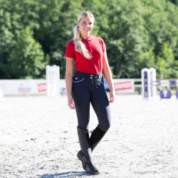 Reithose Nordic Performance Horze mit Silikongrip Dunkelblauer Peacoat