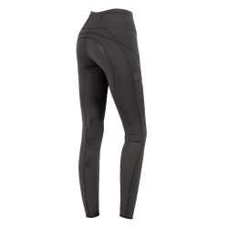 ELT High-Waist Reitleggings Hanna Schlamm Grau