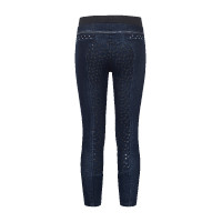 ELT Lucky Lia Kinderreitleggings aus Jeans Mitternachtsblau / lucky heart