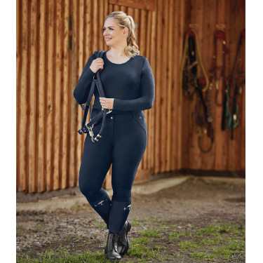 Reithose ELT Dahlia Silikon Mitternachtsblau
