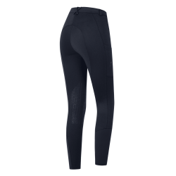 Reithose ELT Essential Kniebesatz Damen Tiefblau