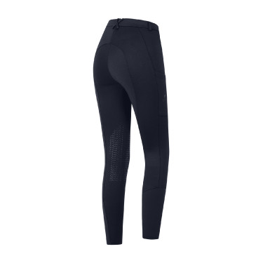 Reithose ELT Essential Kniebesatz Damen Tiefblau