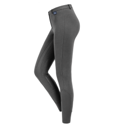 ELT Fun Sport Kinder-Reithose mit Silikonbesatz Asphalt Grau
