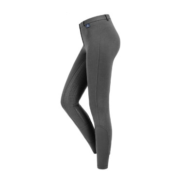 ELT Fun Sport Kinder-Reithose mit Silikonbesatz Asphalt Grau