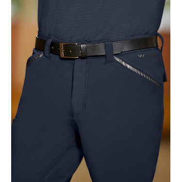 Reithose ELT Marc Silikon Herren Tiefblau