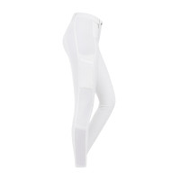 Reithose ELT Micro Grip Kniebesatz Weiß Wei&amp;szlig;