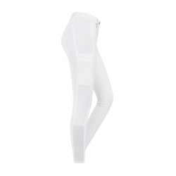 Reithose ELT Micro Grip Kniebesatz Weiß Wei&amp;szlig;