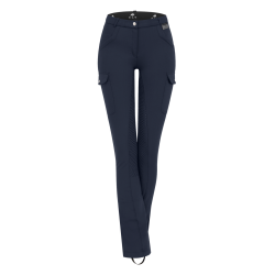 ELT Reithose Micro Jodhpur Cargo Silikon Mitternachtsblau