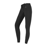 ELT Reithose Micro Sport Silikon mit hohem Bund Schwarz