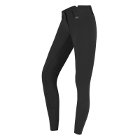 ELT Reithose Micro Sport Silikon mit hohem Bund Schwarz