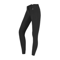 ELT Reithose Micro Sport Silikon mit hohem Bund Schwarz